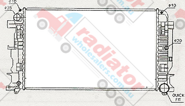 RW667105M Radiator